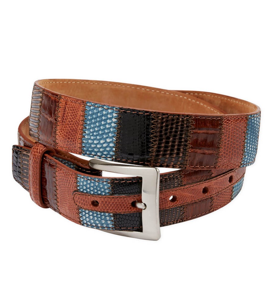 w.kleinberg W.Kleinberg Patchwork Belt Sky Multi Best