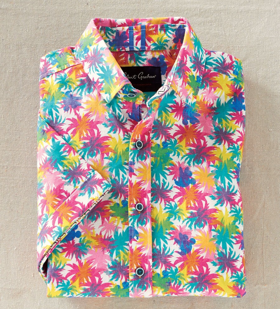 Robert Graham Robert Graham Palm Cove Short Sleeve Sport Shirt Multi Wholesale