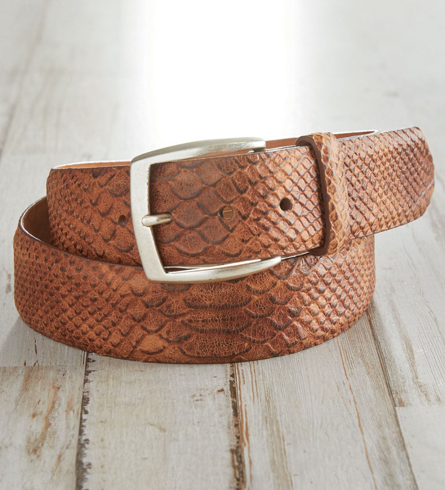 w.kleinberg W.Kleinberg Anaconda Belt Cognac New