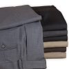 Patrick James Patrick James Riviera Wash Wool Flat Front Slacks Clearance