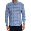 Robert Graham Robert Graham Long Sleeve Venlow Woven Shirt Multi New