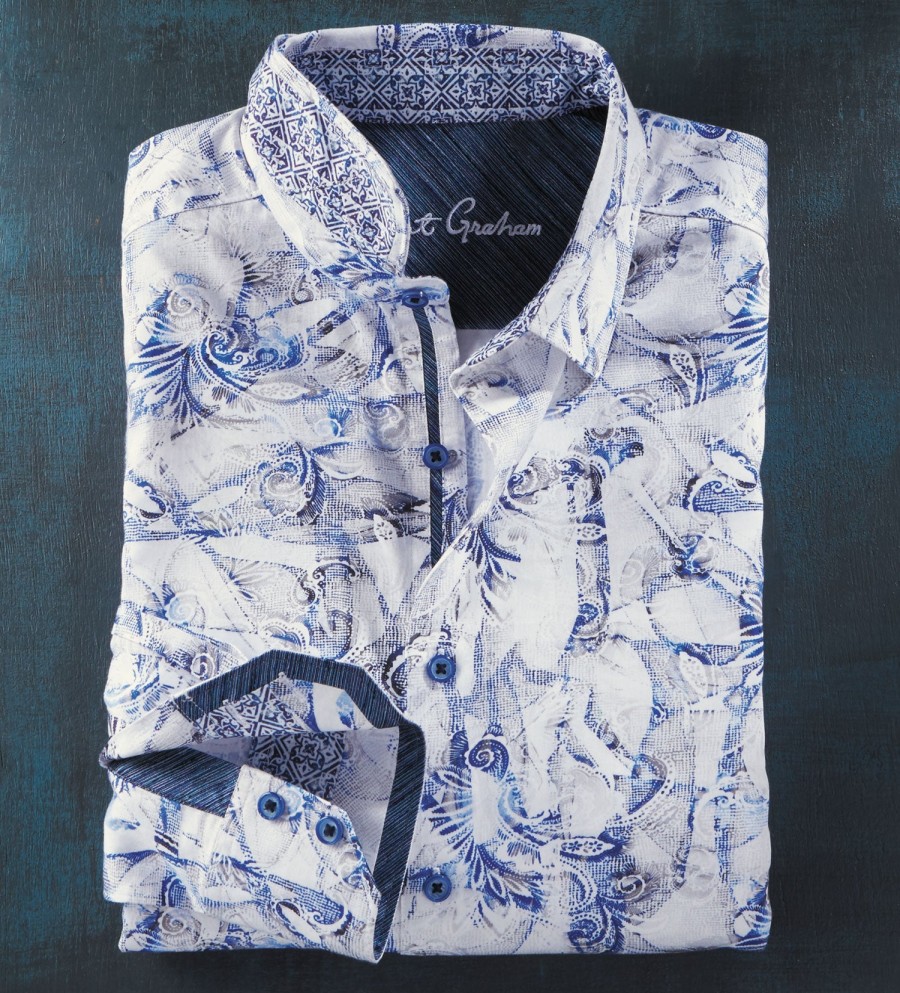 Robert Graham Robert Graham Dimaro Shirt Multi New