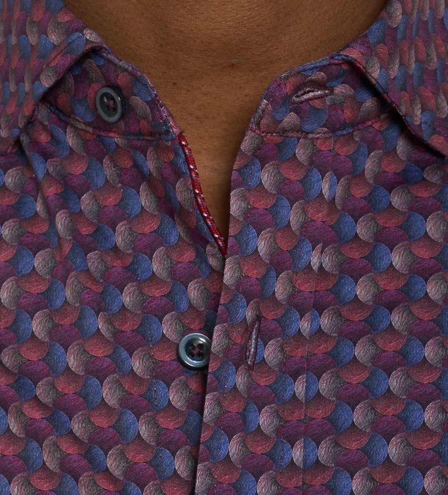 Robert Graham Robert Graham Long Sleeve Barrone Knit Shirt Multi Clearance