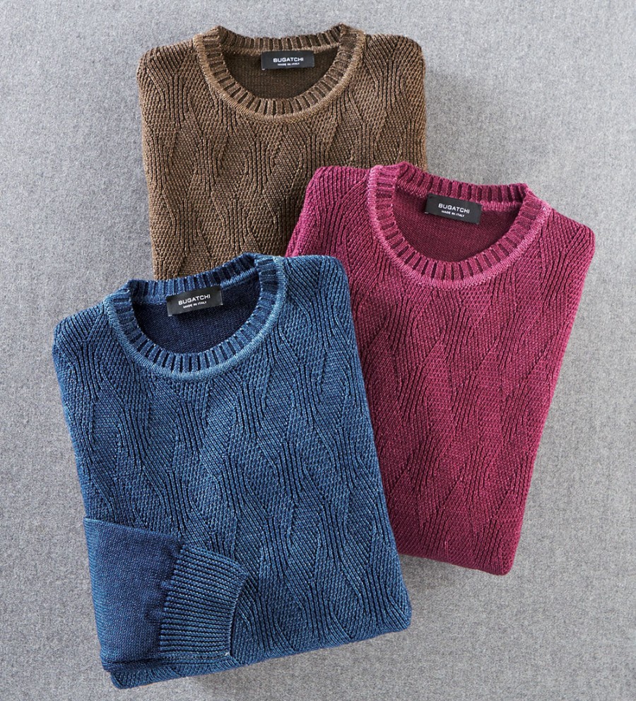 Bugatchi Bugatchi Cable Stitch Sweater New