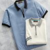 Reserve Reserve Quarter-Zip Short Sleeve Polo Blue/Navy Best