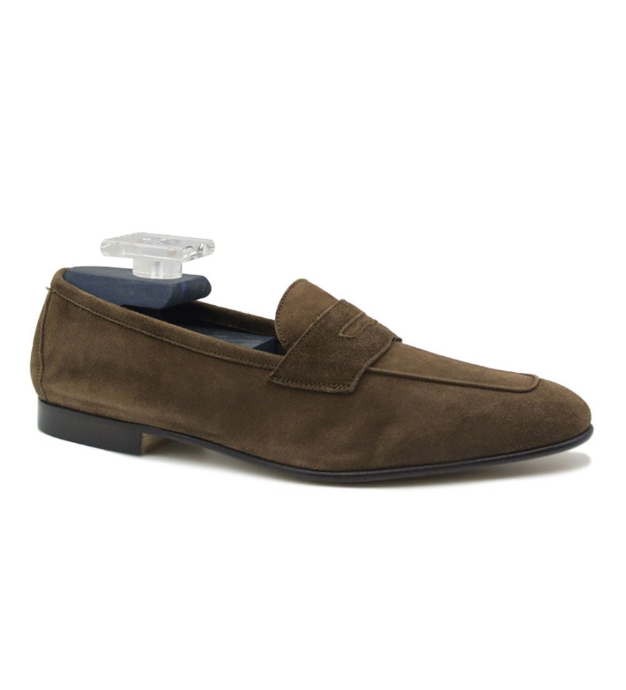 Zelli Zelli Tasca Sueded Goatskin Loafer Clearance