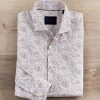 Calder Carmel Calder Carmel Linking Paisley Long Sleeve Shirt Sand Wholesale