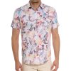 Robert Graham Robert Graham Short Sleeve Splash Of Color Shirt Multi New