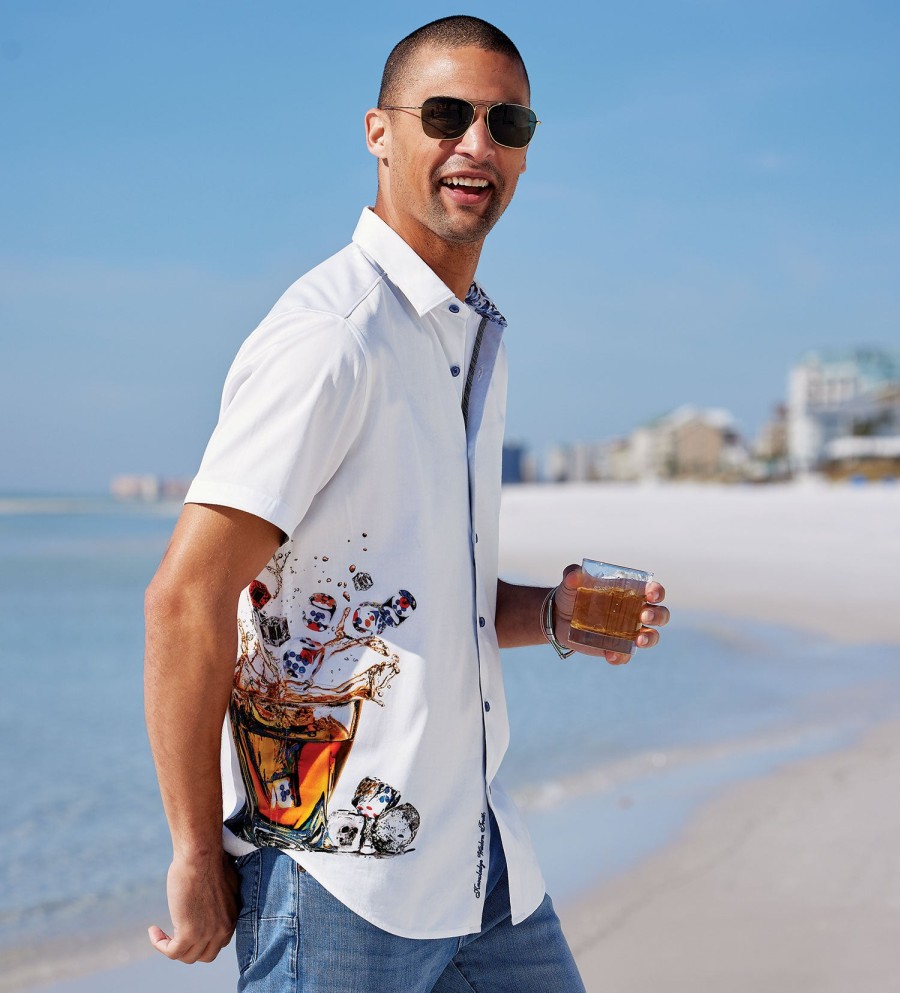 Robert Graham Robert Graham Ice & Dice Shirt White Online