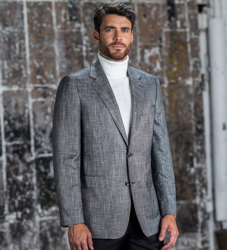 Patrick James Patrick James Bamboo Sport Coat Black/White Clearance