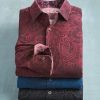 Robert Graham Robert Graham Long Sleeve Paisley Cord Shirt Best