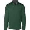 Cutter u0026 Buck Cutter & Buck Evergreen Reversible Overknit Quarter-Zip Pullover Clearance