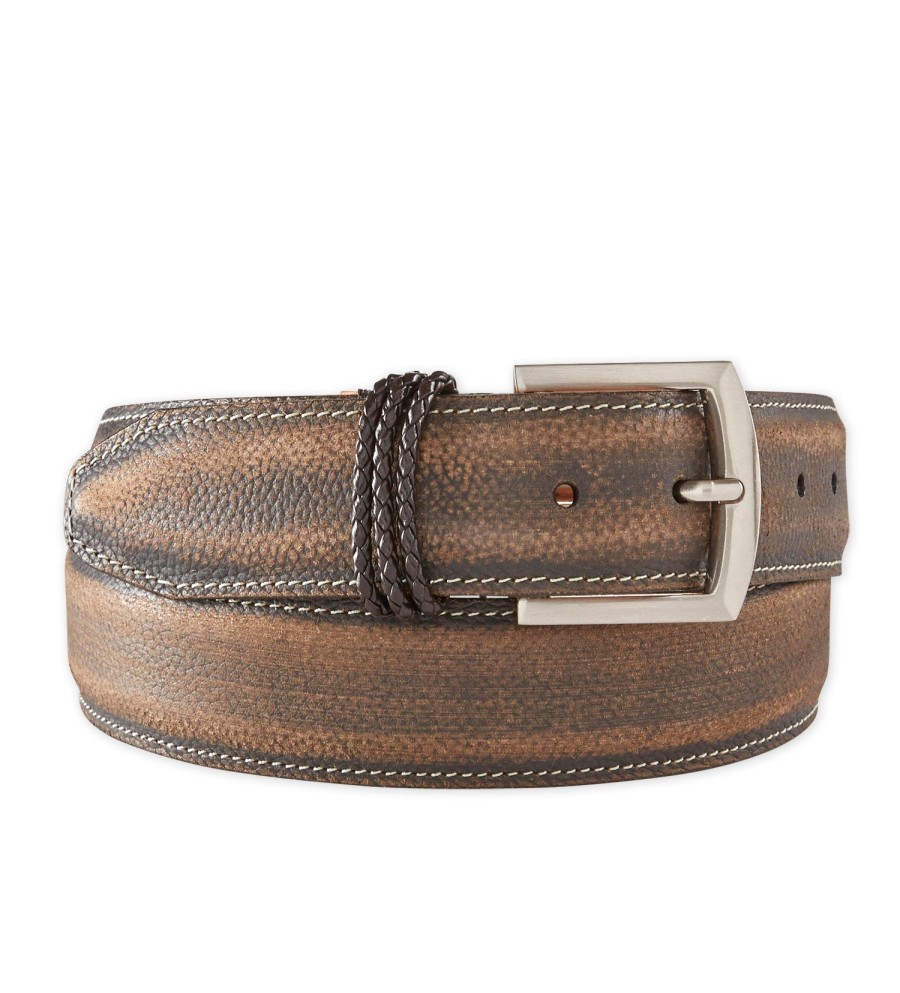 Martin Dingman Martin Dingman Bermuda Braid Belt Old Clay Hot