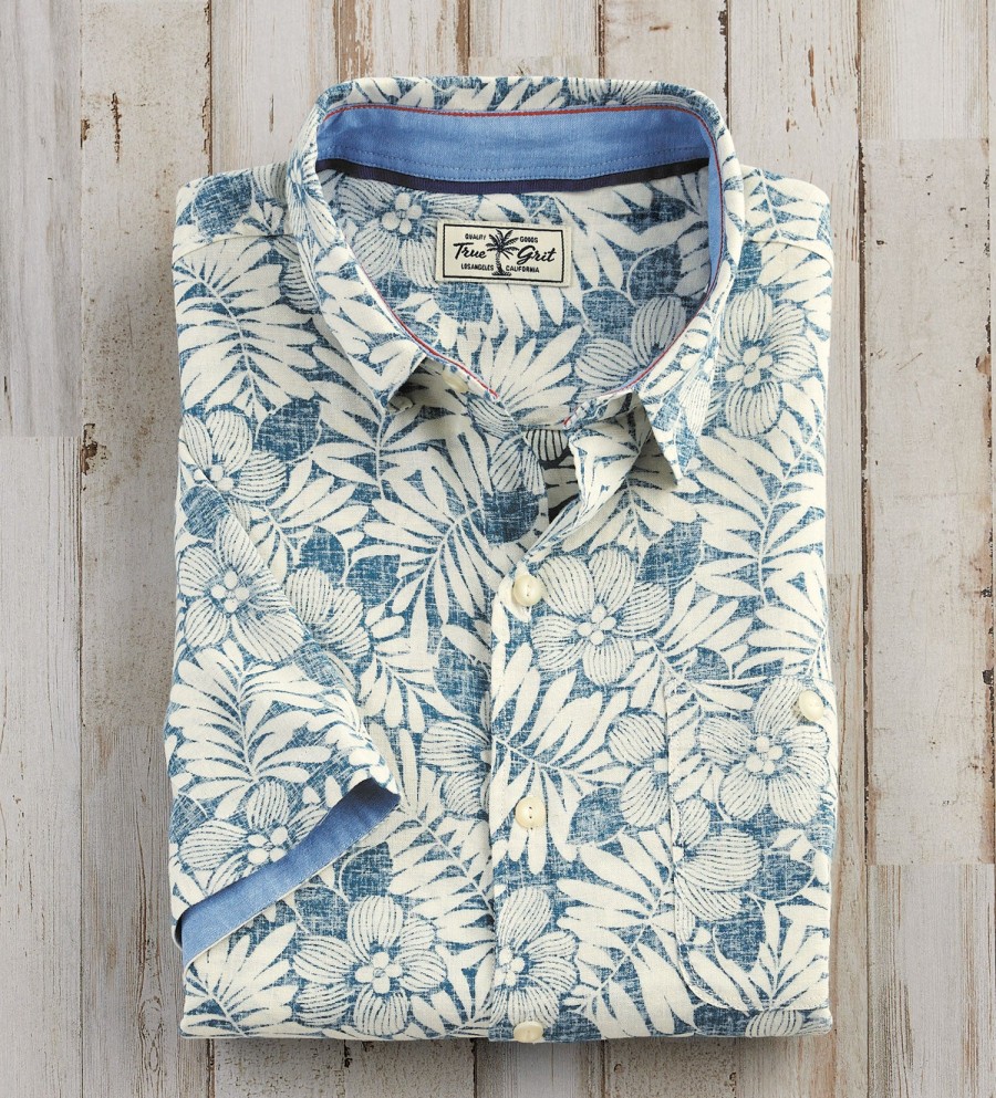 True Grit True Grit Island Getaway Shirt Blue Online