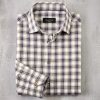 Bugatchi Bugatchi Plaid Shirt Khaki Best