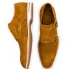 Zelli Zelli Leggera Sueded Goatskin Double Monk Strap Shoe Clearance