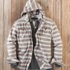 Johnnie-O Johnnie-O Barta Hoodie Shirt Jacket Grey Hot