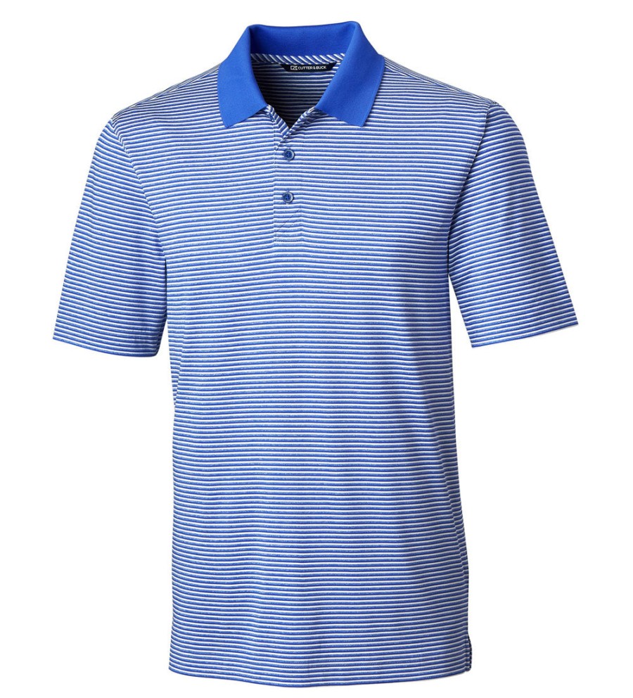 Cutter u0026 Buck Cutter & Buck Forge Tonal Stripe Short Sleeve Polo Shirt Hot