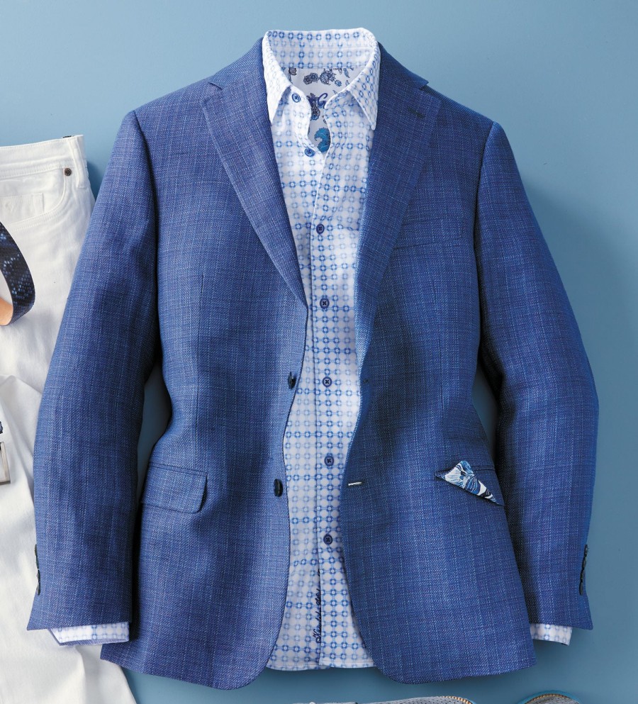 Robert Graham Robert Graham Renalds Sport Coat Blue Wholesale