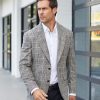 Reserve Reserve Glen Plaid Wool-Cashmere Sport Coat Black/White Online