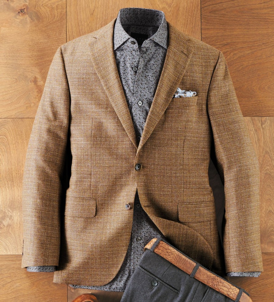 Reserve Reserve Textured Sport Coat Tobacco Online