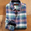 Patrick James Patrick James Plaid Long Sleeve Flannel Shirt Multi Wholesale