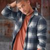 True Grit True Grit Lumber Plaid Sweater-Knit Shirt Hot