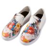 Robert Graham Robert Graham Buddy Floral Leather Slip-On Shoes White New