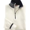 Reserve Reserve Quarter-Zip Sweater White Hot