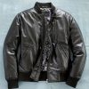 Robert Graham Robert Graham Voyager Leathr Bomber Black New