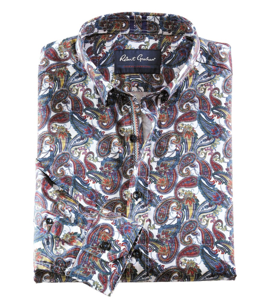 Robert Graham Robert Graham Sabir Paisley Shirt Multi Clearance