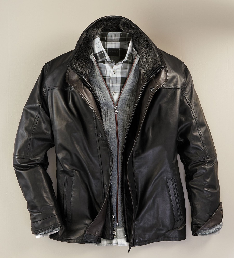 Remy Leather Remy Leather Jacket Noir/Rustic Online