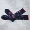 Marcoliani Marcoliani Paisley Flower Socks Navy Hot