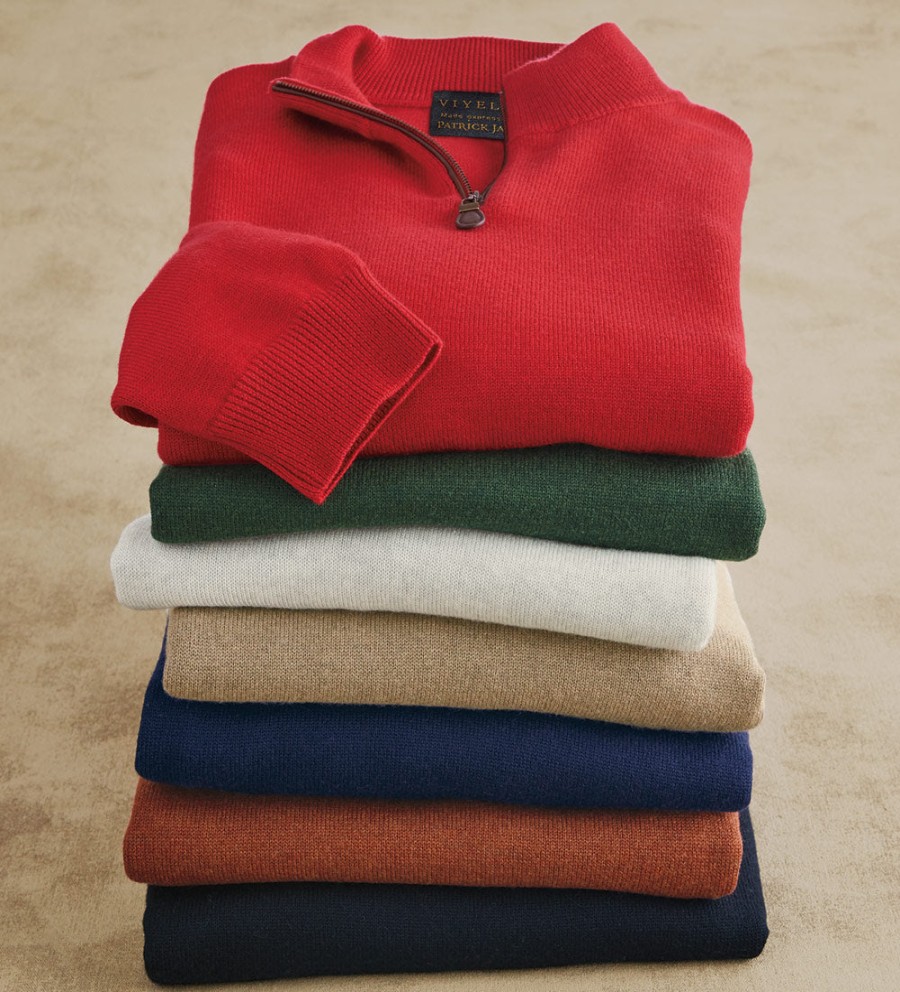 Viyella Viyella Quarter-Zip Sweater Hot