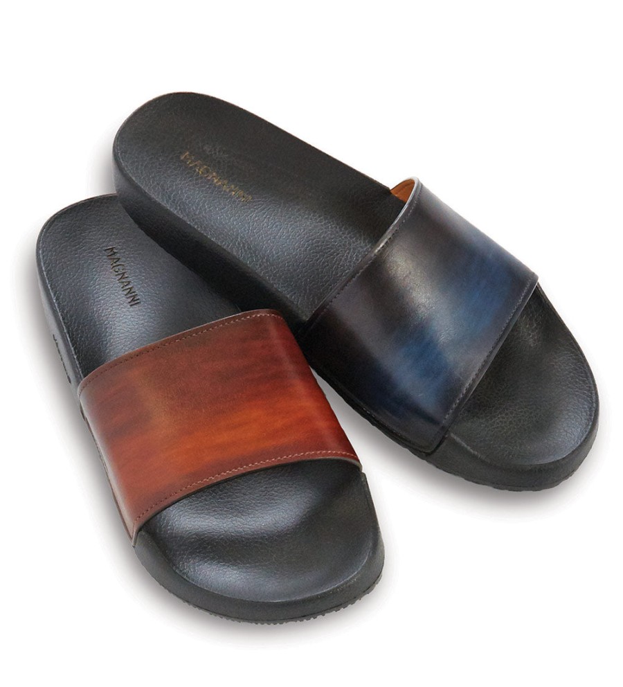 Magnanni Magnanni Playa Leather Slides Hot