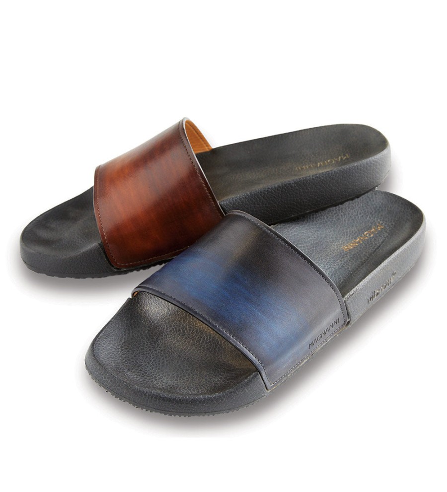 Magnanni Magnanni Playa Leather Slides Hot