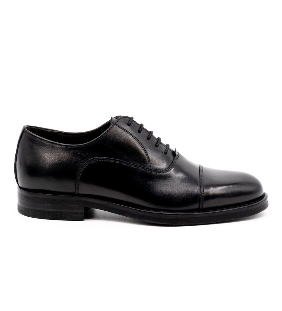 Martin Dingman Martin Dingman Campania Cap Toe Shoe Black New