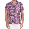 Robert Graham Robert Graham Short Sleeve Makara Woven Shirt Lilac New