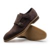 Zelli Zelli Leggera Sueded Goatskin Double Monk Strap Shoe Hot