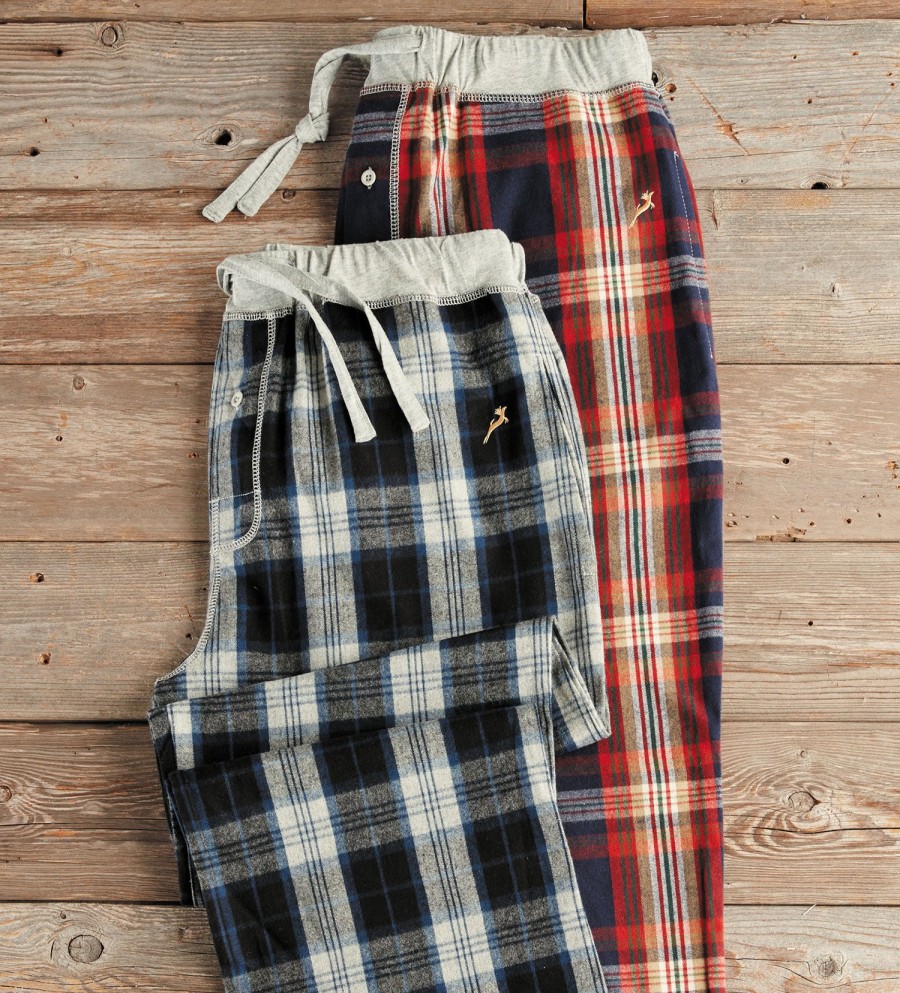 True Grit True Grit Lodge Plaid Flannel Pant Blue/Red Best