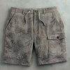 Johnnie-O Johnnie-O Tiki Palm Lounger Shorts Light Grey New