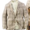 Peter Millar Peter Millar Willard Plaid Soft Coat Khaki Clearance