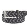 Martin Dingman Martin Dingman Manchester Woven Belt Black/Charcoal Hot