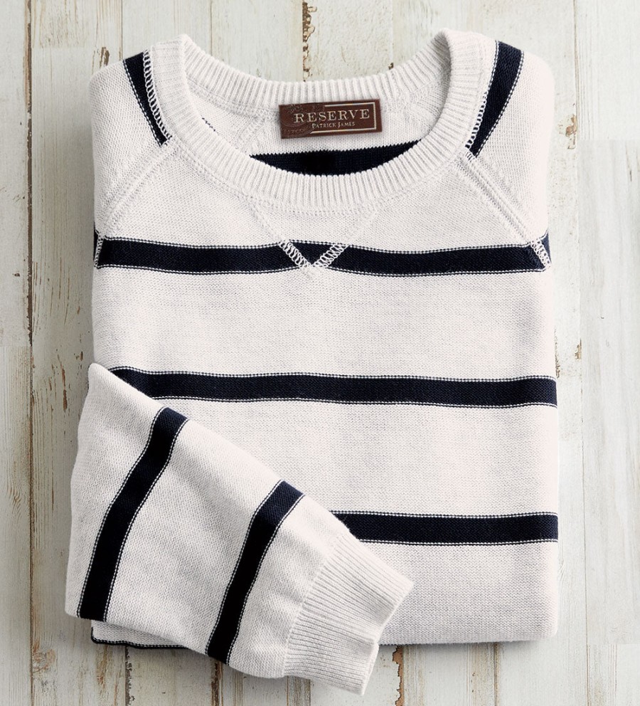 Reserve Reserve Mariner Stripe Sweater Platinum/Navy Best