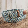 Martin Dingman Martin Dingman Como Belt Tropical Blue Wholesale