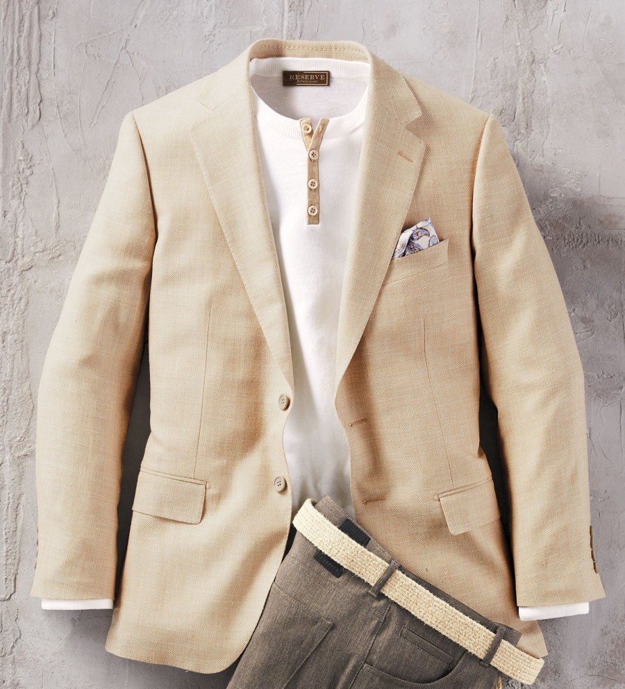 Patrick James Patrick James Textured Sport Coat Wheat Wholesale