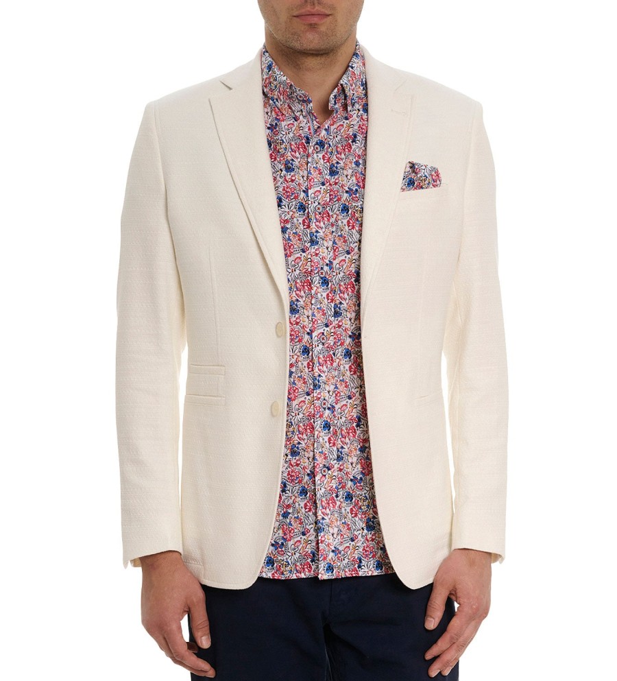 Robert Graham Robert Graham Long Sleeve Johnson Sport Coat White Online