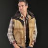 Patrick James Patrick James Jayce Suede Vest Vintage/Sand Wholesale