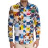 Robert Graham Robert Graham Long Sleeve Koa Woven Shirt Multi New