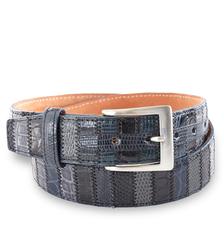 w.kleinberg W.Kleinberg Patchwork Belt Grey Multi Hot